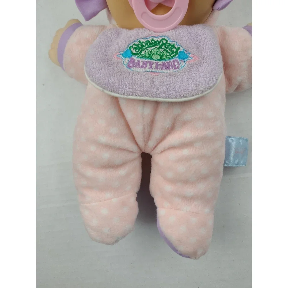 Vintage‎ 1988 Cabbage Patch Kids Baby-Land Plush Doll Pink Soft Body Pacifier